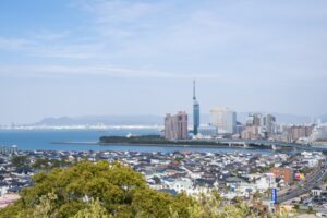 福岡市の街並み