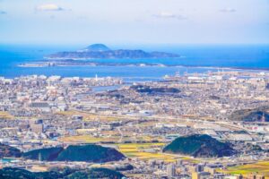 福岡市内の街並み