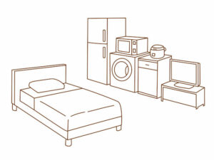 レンタルできる家電家具例