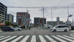 古賀市内の街並み