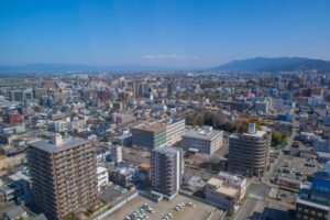 久留米市の街並み