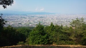 大城山から見た大野城市の街並み