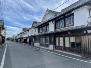 八女市の古い街並み